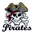 Pirates Mascot Temporary Tattoo (2"x2")